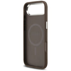 Guess 4G Triangle Logo MagSafe dėklas, skirtas iPhone Air - rudas