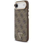 Guess 4G trikampis logotipas MagSafe iPhone Air Brown dėklas – auksinis -- Cell phone cases and covers