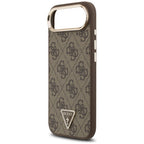 Guess 4G trikampis logotipas MagSafe iPhone Air Brown dėklas – auksinis -- Cell phone cases and covers