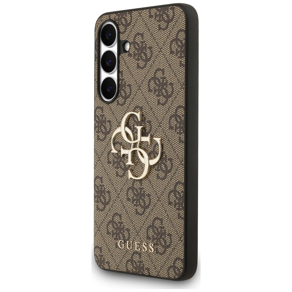 Guess Big 4G Classic Logo dėklas Samsung Galaxy S25 FE - rudas -- Samsung Galaxy S25 FE