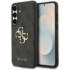 Guess Big 4G Classic Logo dėklas Samsung Galaxy S25 FE - juodas -- Samsung Galaxy S25 FE