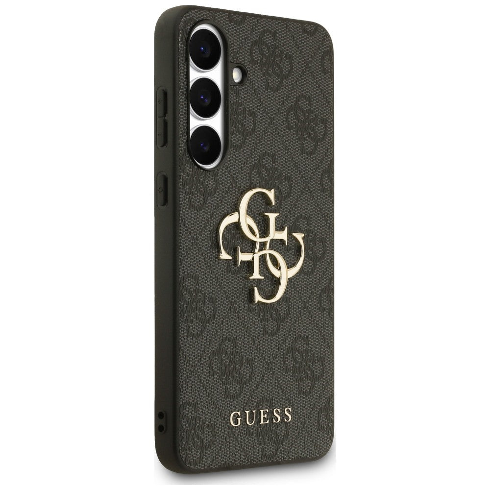 Guess Big 4G Classic Logo dėklas Samsung Galaxy S25 FE - juodas -- Samsung Galaxy S25 FE