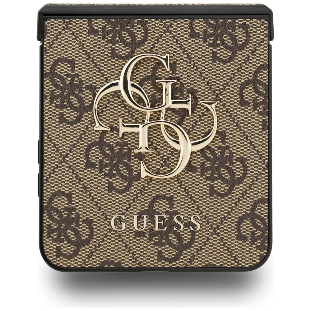 Guess Big 4G dėklas Samsung Galaxy Z Flip7 – rudas