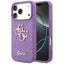 Guess blizgus dėklas iPhone 17 Pro – violetinis -- iPhone 17 Pro
