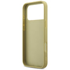 Guess blizgus dėklas iPhone 17 Pro Max – auksinis