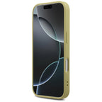 Guess blizgus 4G dėklas iPhone 17 Pro – auksinis