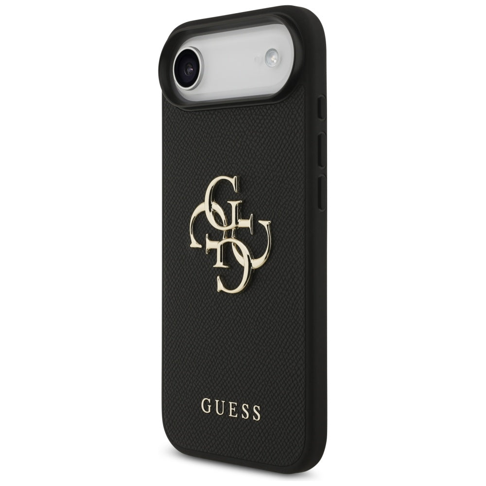 Guess dėklas iPhone Air – juodas (eko oda) -- iPhone Air