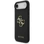 Guess dėklas iPhone Air – juodas (eko oda) -- iPhone Air