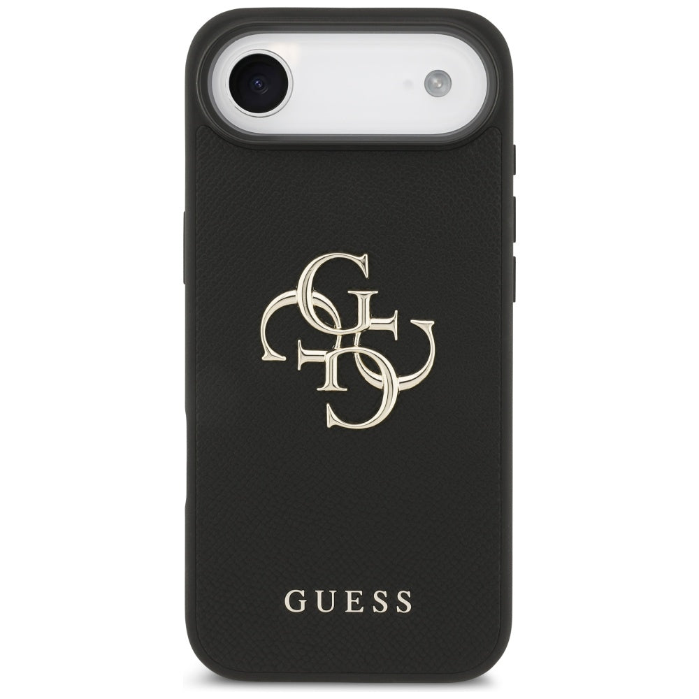 Guess dėklas iPhone Air – juodas (eko oda) -- iPhone Air
