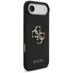 Guess dėklas iPhone Air – juodas (eko oda) -- iPhone Air