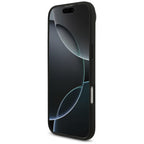 Guess dėklas iPhone Air – juodas (eko oda) -- iPhone Air