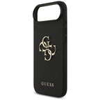 Guess dėklas iPhone Air – juodas (eko oda) -- iPhone Air