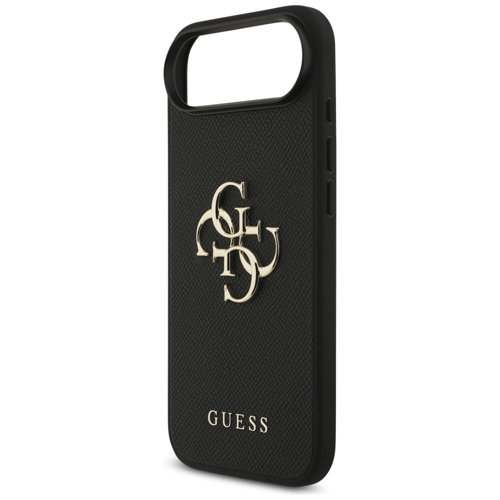 Guess dėklas iPhone Air – juodas (eko oda) -- iPhone Air