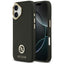 Guess Grained Strass Logo MagSafe dėklas iPhone 17 - juodas