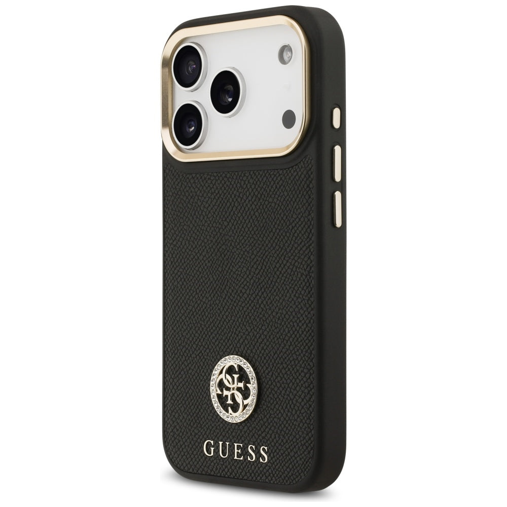 Guess MagSafe dėklas iPhone 17 Pro – juodas