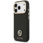 Guess MagSafe dėklas iPhone 17 Pro – juodas