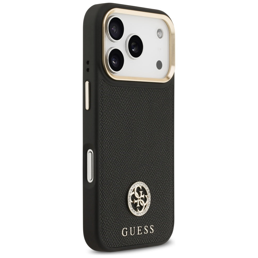 Guess MagSafe dėklas iPhone 17 Pro – juodas