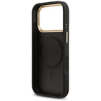 Guess MagSafe dėklas iPhone 17 Pro – juodas