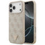 Guess odinis MagSafe dėklas iPhone 17 Pro Max – rožinis