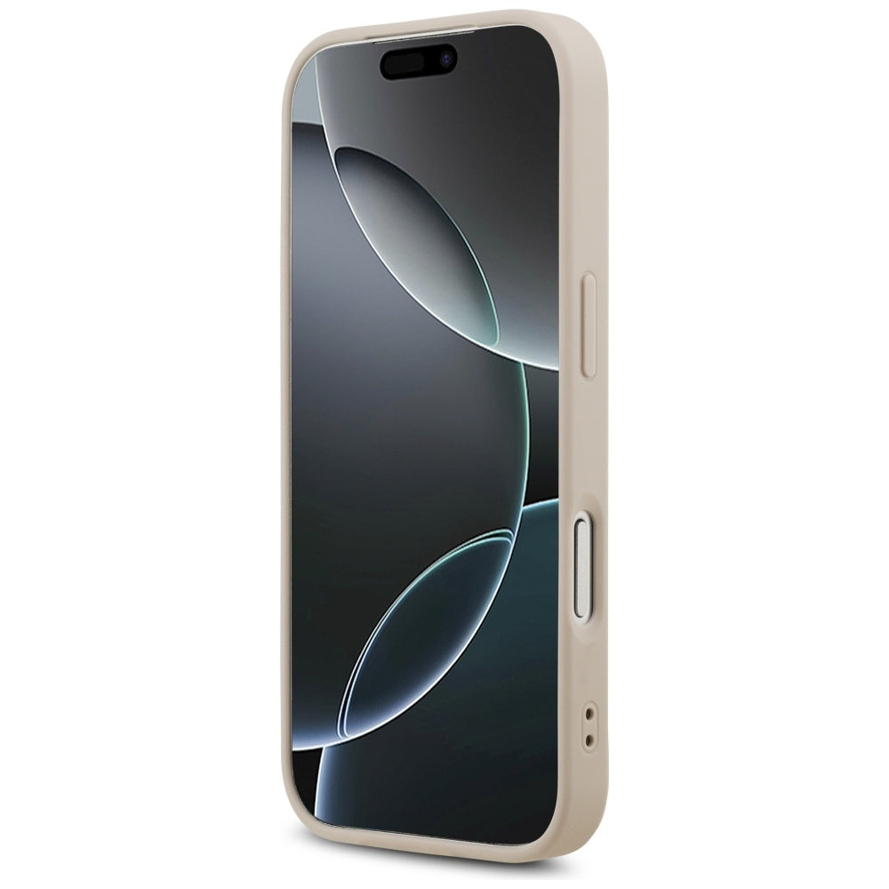 Guess MagSafe dėklas iPhone 17 Pro – rožinis