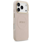 Guess Peony Hot Stamp MagSafe dėklas iPhone 17 Pro - rožinis -- iPhone 17 Pro