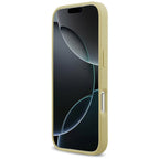 Guess Rhinestone Triangle Logo iPhone 17 Pro dėklas - Auksinė -- iPhone 17 Pro