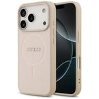 Guess MagSafe dėklas iPhone 17 Pro – rožinis