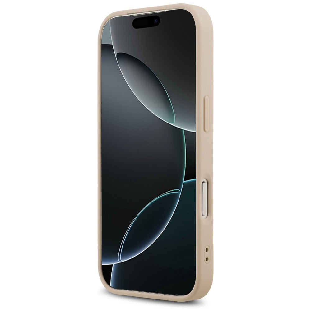 Guess MagSafe dėklas iPhone 17 Pro – rožinis