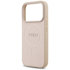Guess MagSafe dėklas iPhone 17 Pro – rožinis