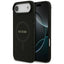 Guess Saffiano Classic Logo MagSafe dėklas iPhone Air - juodas -- iPhone Air