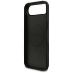 Guess Saffiano Classic Logo MagSafe dėklas iPhone Air - juodas -- iPhone Air