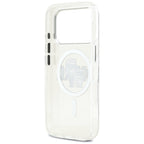 Karl Lagerfeld IML Glitter Karl & Choupette Sketch Logo MagSafe Dėklas iPhone 17 Pro - Skaidrus -- iPhone 17 Pro
