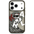 Karl Lagerfeld MagSafe dėklas iPhone 17 Pro – juodas
