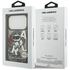 Karl Lagerfeld MagSafe dėklas iPhone 17 Pro – juodas