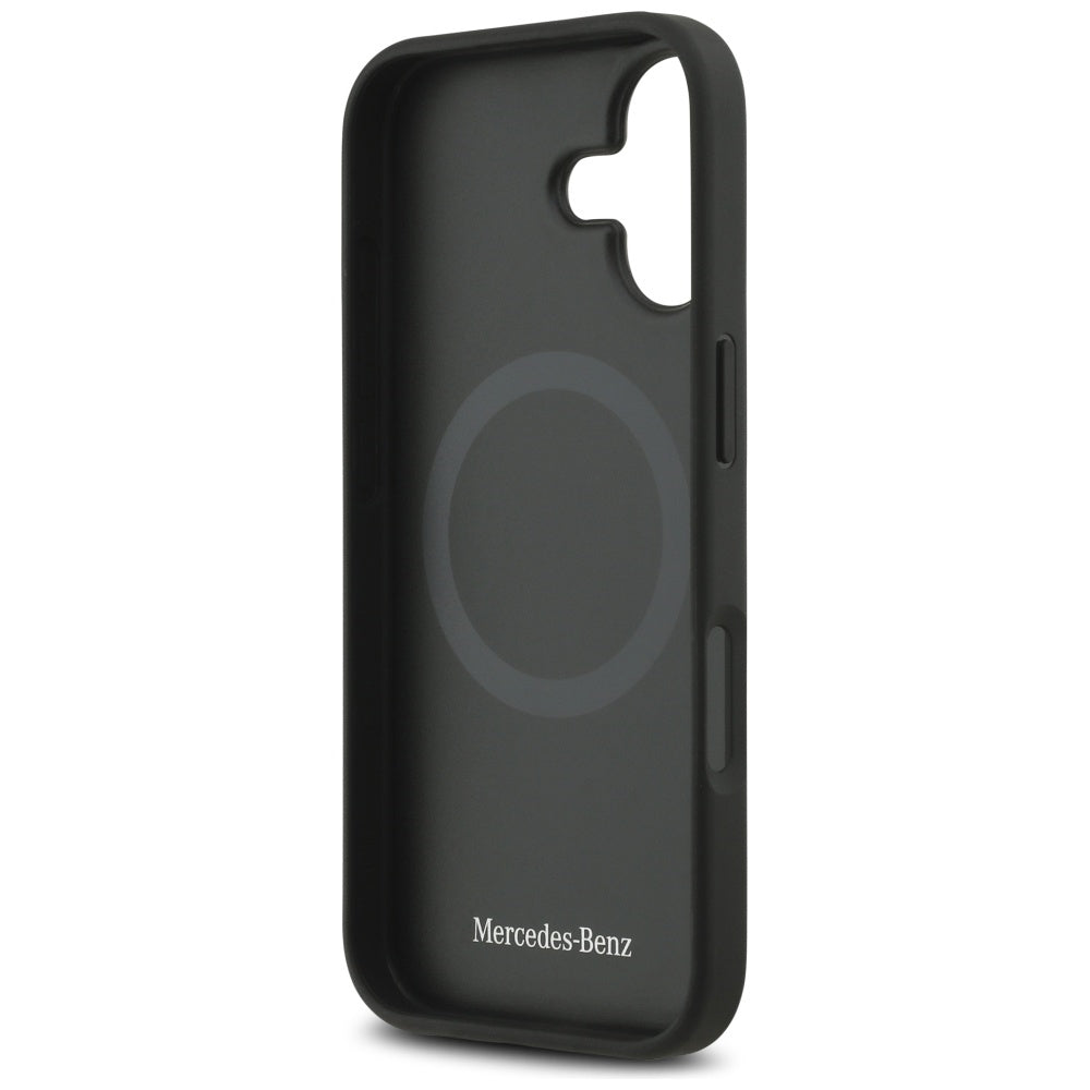Mercedes-Benz odinis MagSafe dėklas iPhone 17 – juodas
