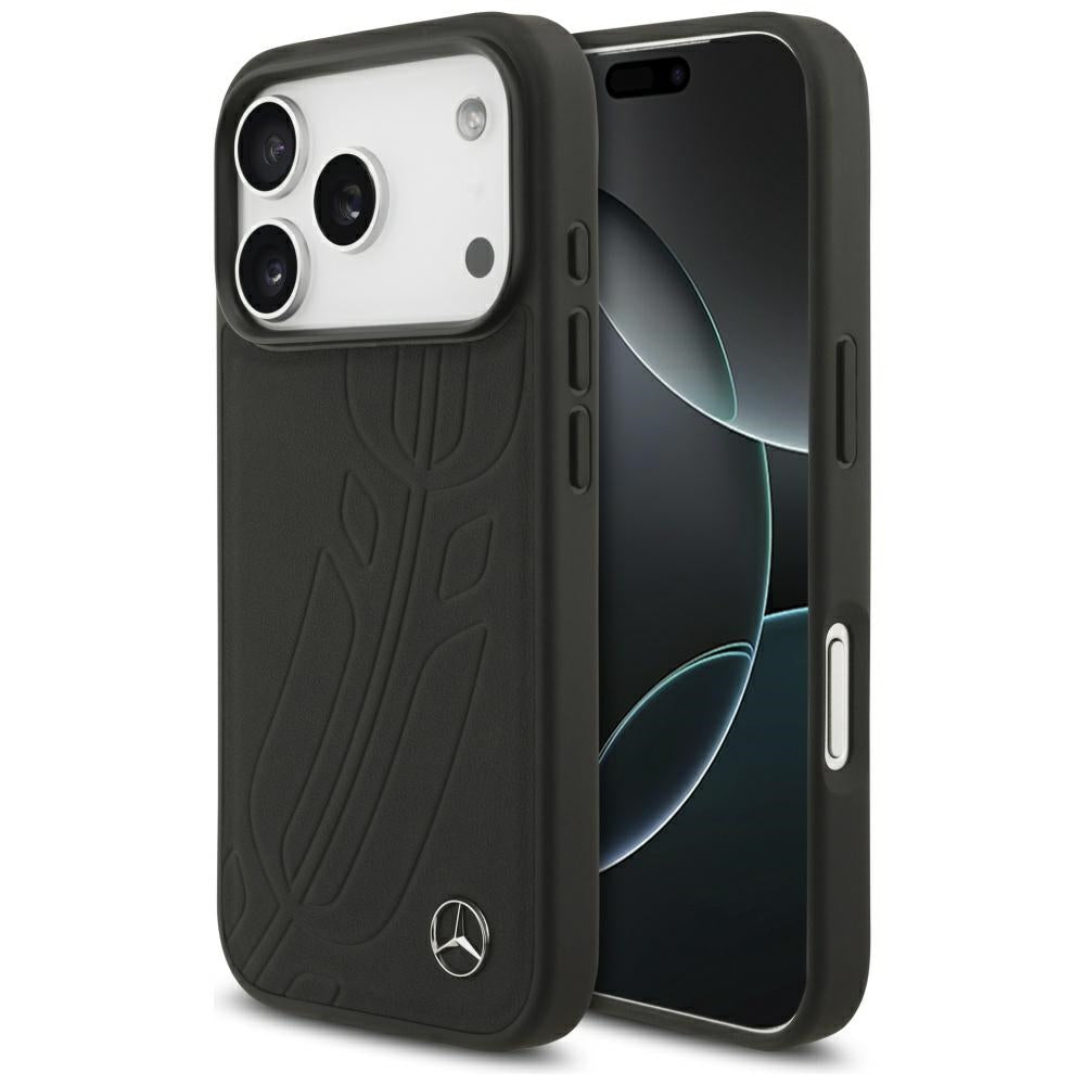 Mercedes‑Benz odinis MagSafe dėklas iPhone 17 Pro – juodas -- iPhone 17 Pro