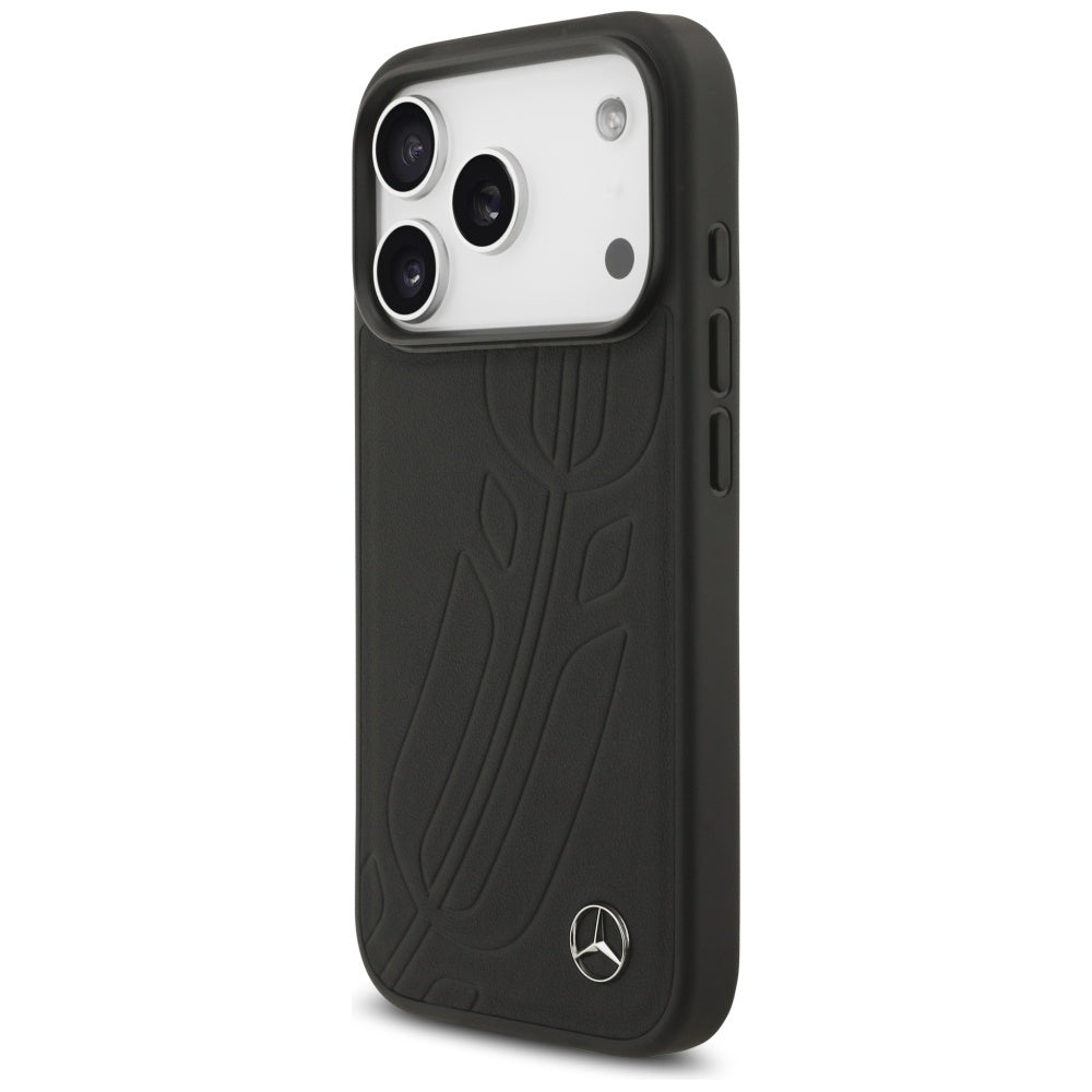 Mercedes‑Benz odinis MagSafe dėklas iPhone 17 Pro – juodas -- iPhone 17 Pro