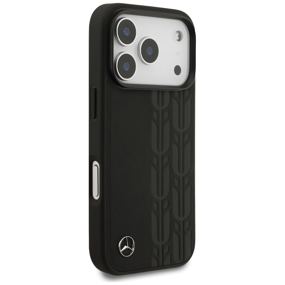Mercedes-Benz odinis MagSafe dėklas iPhone 17 Pro – juodas