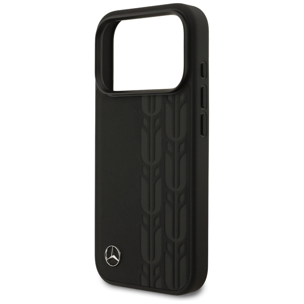 Mercedes-Benz odinis MagSafe dėklas iPhone 17 Pro – juodas