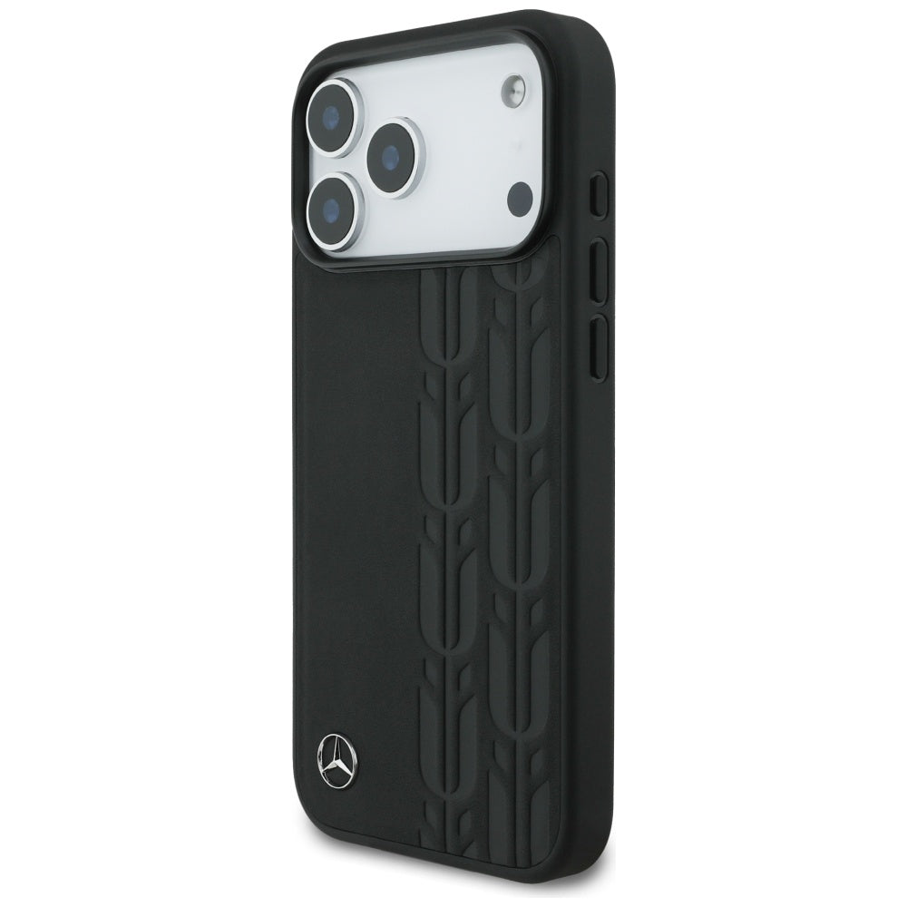 Mercedes-Benz odinis MagSafe dėklas iPhone 17 Pro Max – juodas