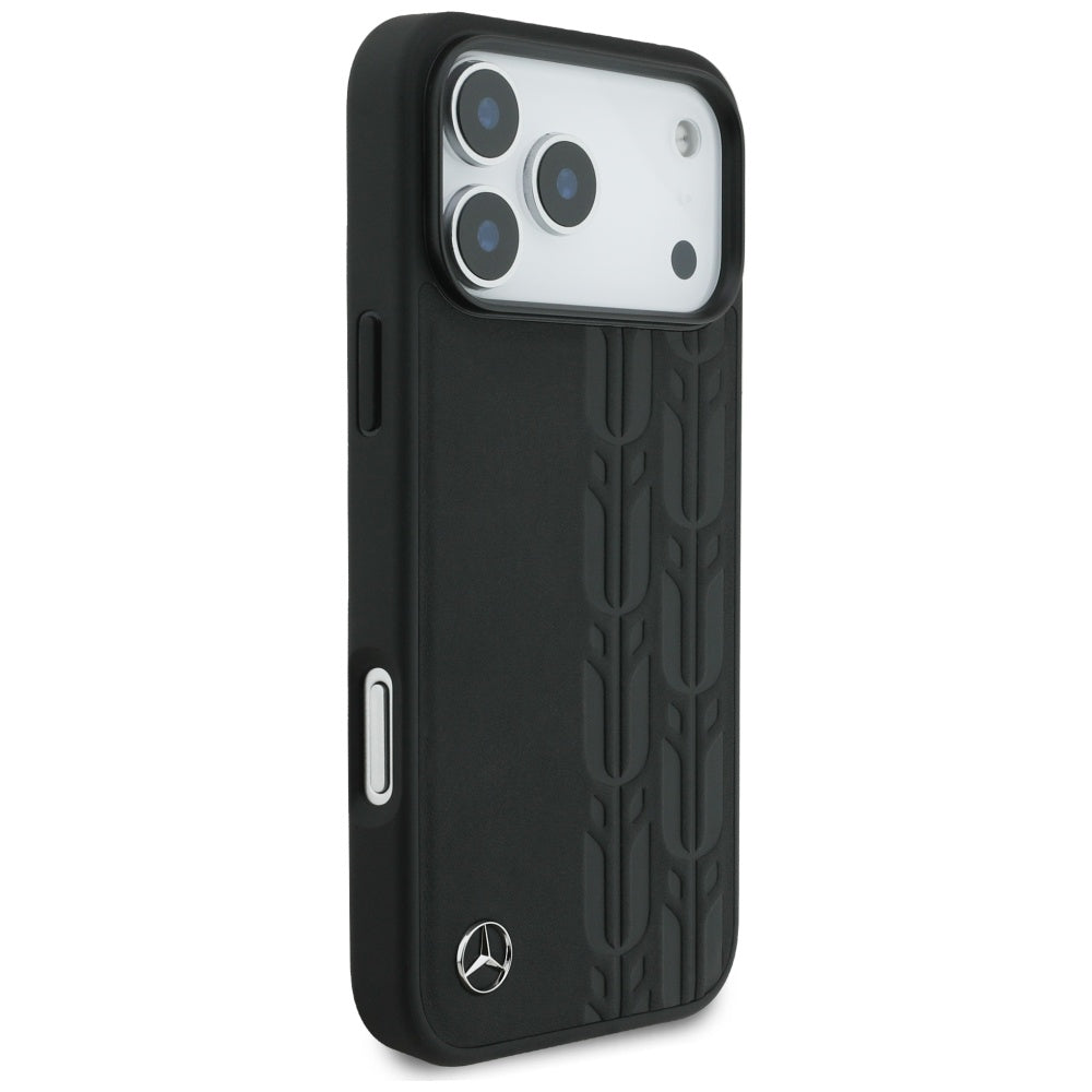 Mercedes-Benz odinis MagSafe dėklas iPhone 17 Pro Max – juodas