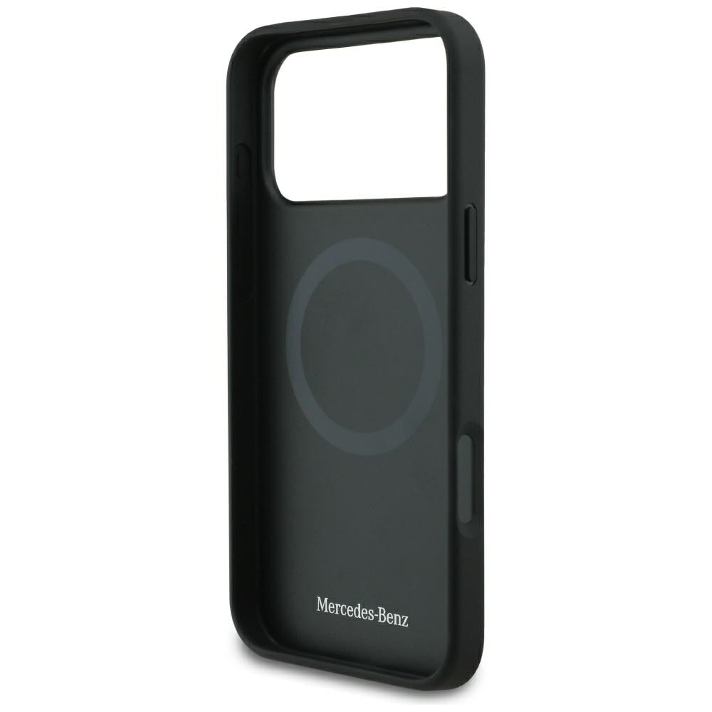 Mercedes-Benz odinis MagSafe dėklas iPhone 17 Pro Max – juodas