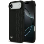 Mercedes-Benz Leather Laurel Leaves MagSafe dėklas iPhone Air – juodas -- iPhone Air