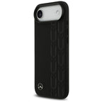 Mercedes-Benz Leather Laurel Leaves MagSafe dėklas iPhone Air – juodas -- iPhone Air