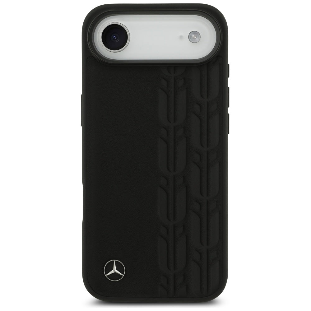 Mercedes-Benz Leather Laurel Leaves MagSafe dėklas iPhone Air – juodas -- iPhone Air