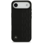 Mercedes-Benz Leather Laurel Leaves MagSafe dėklas iPhone Air – juodas -- iPhone Air