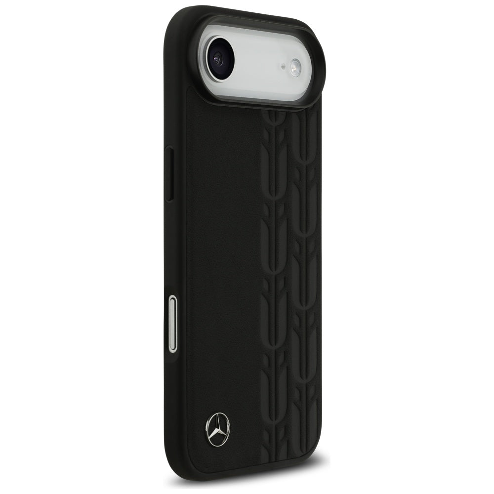 Mercedes-Benz Leather Laurel Leaves MagSafe dėklas iPhone Air – juodas -- iPhone Air