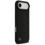 Mercedes-Benz Leather Laurel Leaves MagSafe dėklas iPhone Air – juodas -- iPhone Air