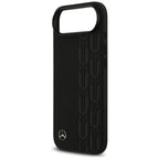 Mercedes-Benz Leather Laurel Leaves MagSafe dėklas iPhone Air – juodas -- iPhone Air