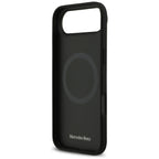 Mercedes-Benz Leather Laurel Leaves MagSafe dėklas iPhone Air – juodas -- iPhone Air